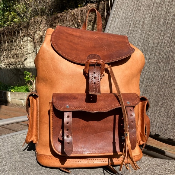 High Quality Handmade Leather Backpack From Mexico - Picture 1 of 4